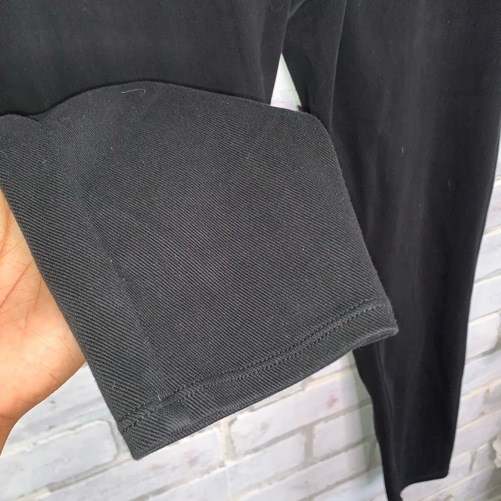 SPANX | Jean ish Black Knit Denim Leggings plus size 1X - Picture 7 of 10
